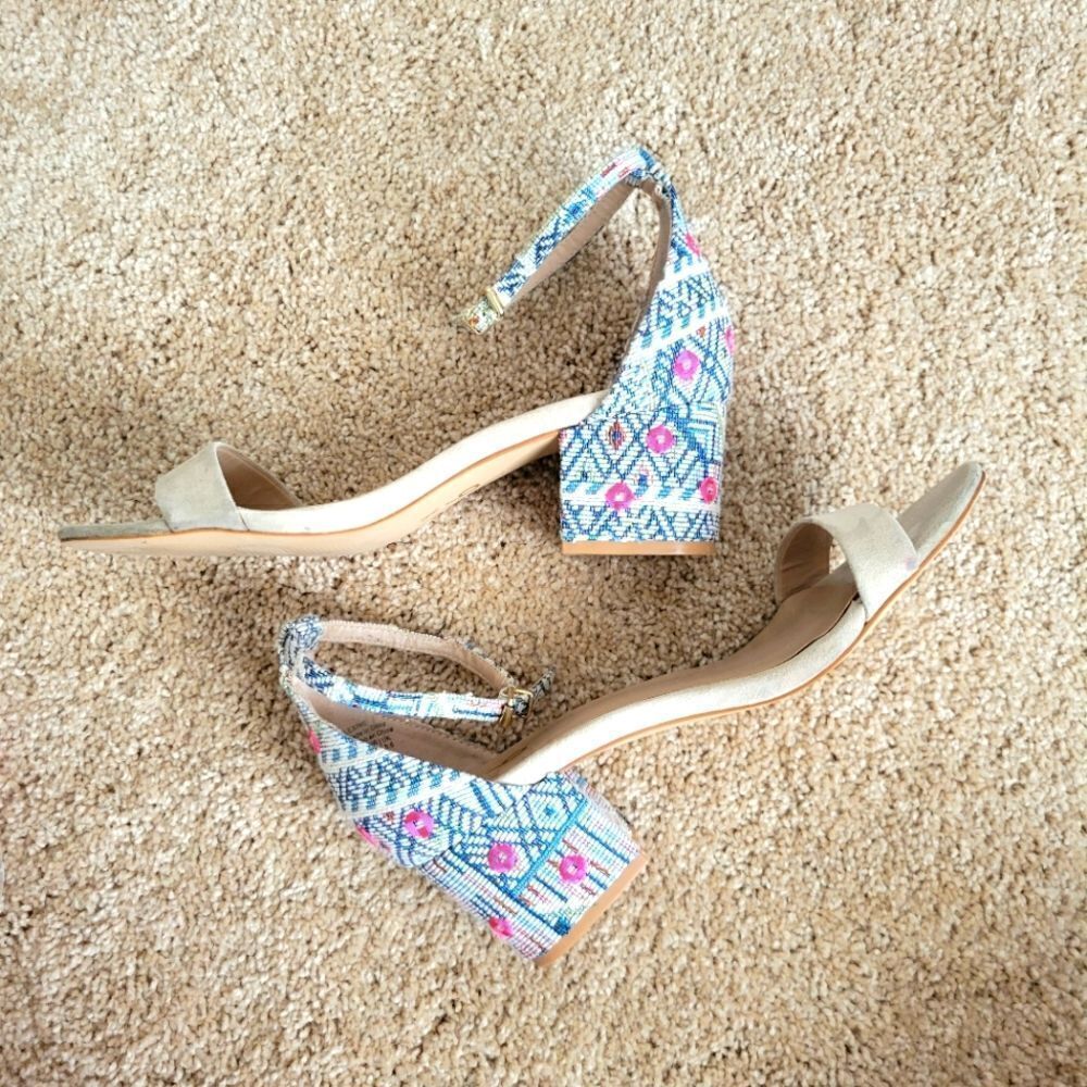 Mix No. 6 Textured Block Sandal - Picture 3 of 11